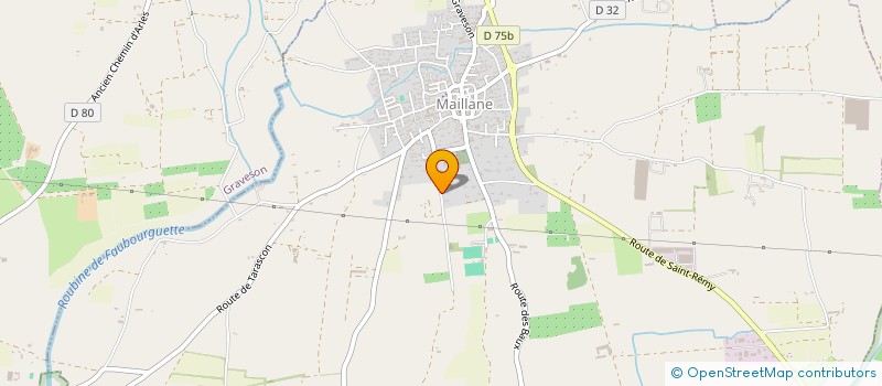 localisation de l'entreprise MADAME SANDRINE CUTTICA  MAILLANE