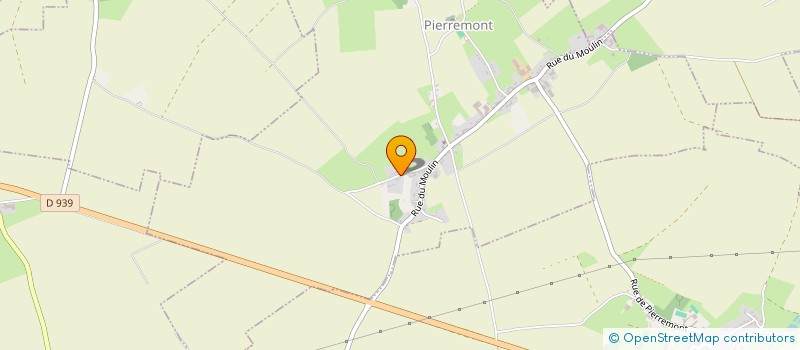 localisation de l'entreprise MADAME SANDRINE CUVILLIER  PIERREMONT