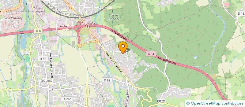 localisation de l'entreprise MADAME SANDRINE DA COSTA PIRES  BARBAZAN-DEBAT