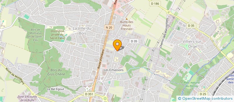 localisation de l'entreprise MADAME SANDRINE DA CUNHA  LONGPONT-SUR-ORGE