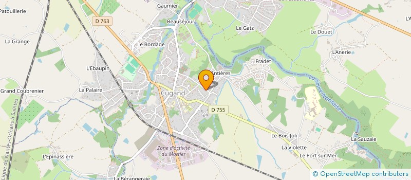 localisation de l'entreprise MADAME SANDRINE DA SILVA à CUGAND