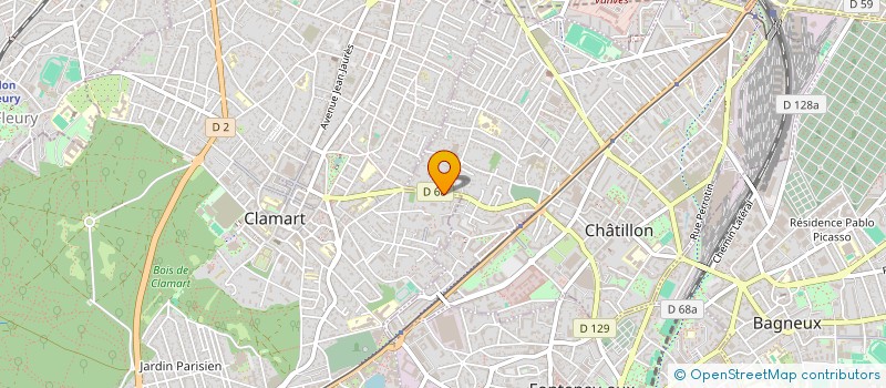 localisation de l'entreprise MADAME SANDRINE DANG  CLAMART
