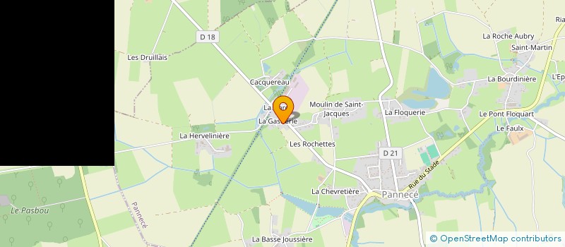 localisation de l'entreprise MADAME SANDRINE DANIEL  PANNECE