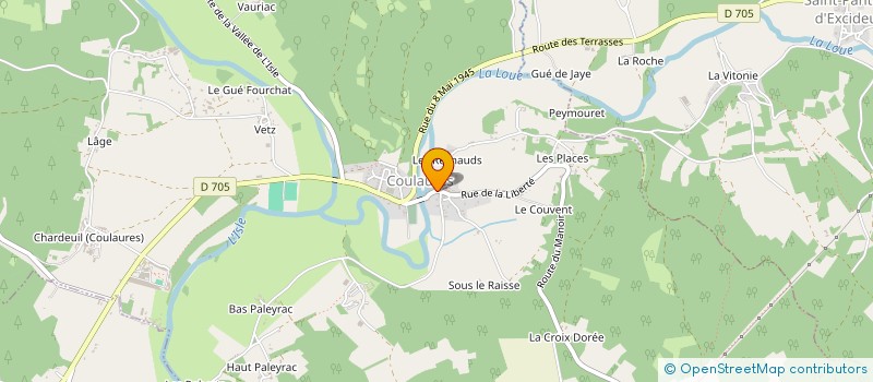 localisation de l'entreprise MADAME SANDRINE DANOIS  NAILHAC