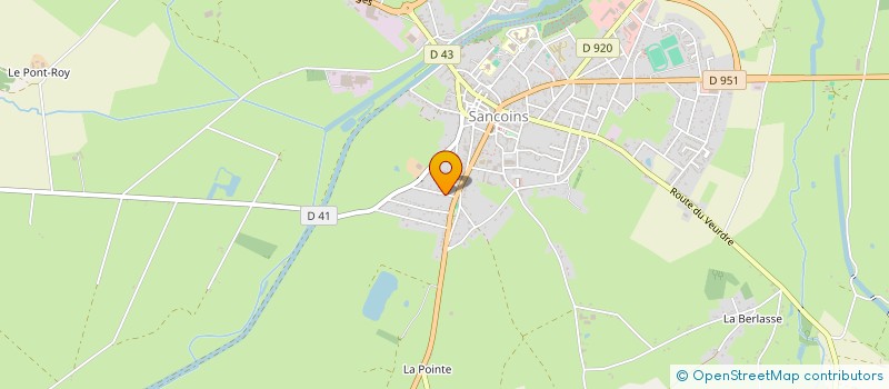 localisation de l'entreprise MADAME SANDRINE DARDEK  SANCOINS