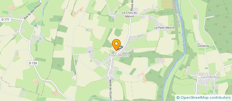 localisation de l'entreprise MADAME SANDRINE DARDENNE  MONTILLIERES-SUR-ORNE