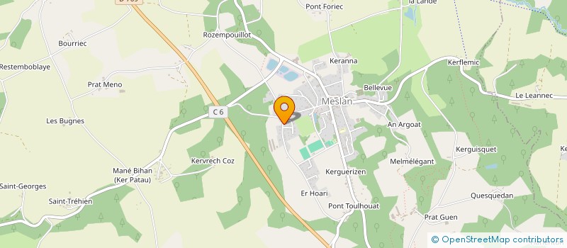 localisation de l'entreprise MADAME SANDRINE DARSEL  MESLAN