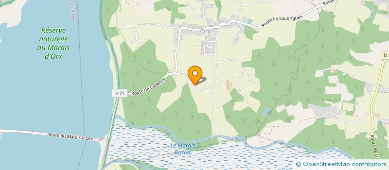 localisation de l'entreprise MADAME SANDRINE DAS DORES  ORX