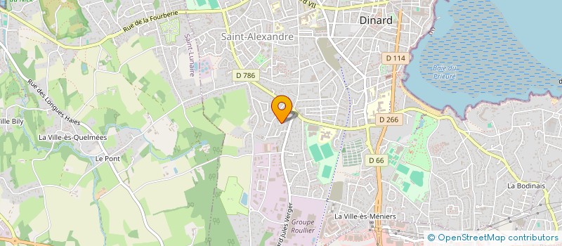 localisation de l'entreprise MADAME SANDRINE DAVAL  DINARD