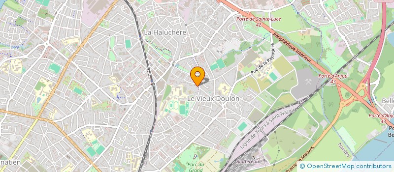 localisation de l'entreprise MADAME SANDRINE DAVID à NANTES