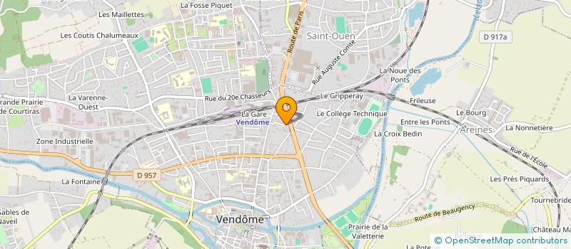 localisation de l'entreprise MADAME SANDRINE DAVID-BERLAND à VENDOME