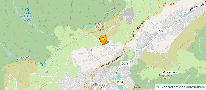 localisation de l'entreprise MADAME SANDRINE DAVIN-BLANC  LA BRESSE