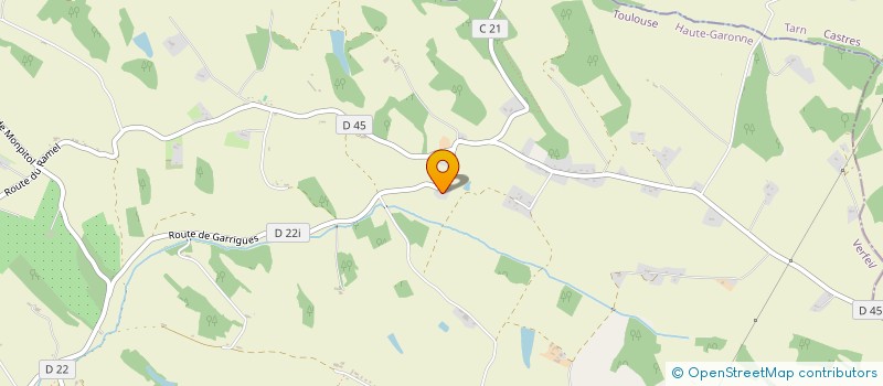 localisation de l'entreprise MADAME SANDRINE DAYMIE  VERFEIL