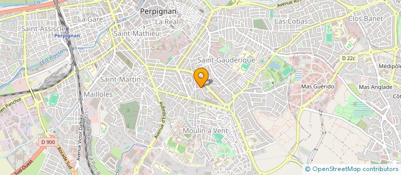 localisation de l'entreprise MADAME SANDRINE DE ALTIS  PERPIGNAN