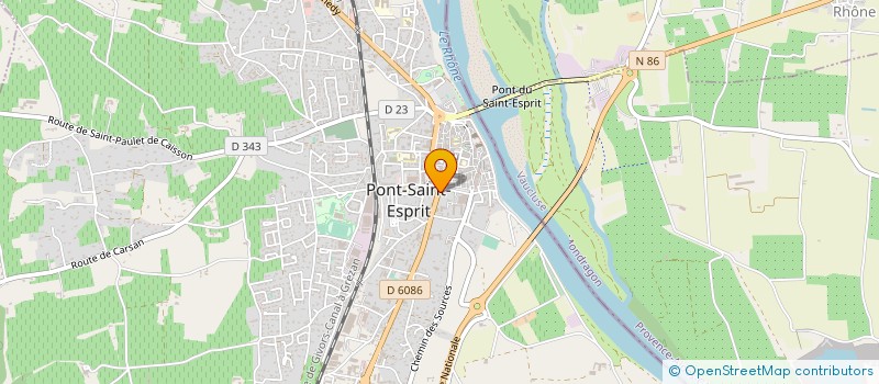 localisation de l'entreprise MADAME SANDRINE DE BREMAECKER  LES SALLES-DU-GARDON