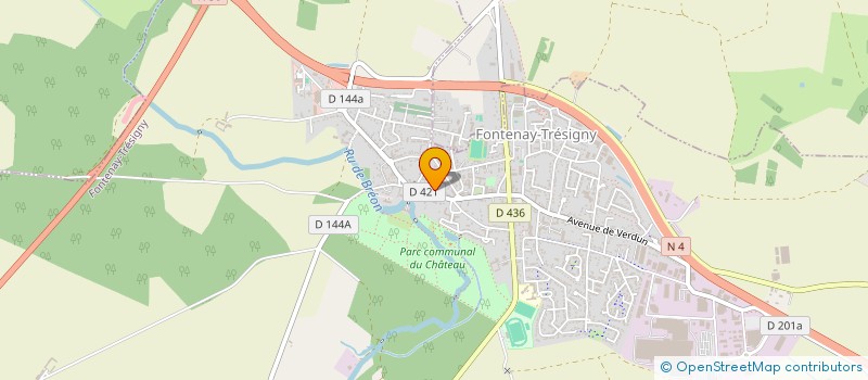 localisation de l'entreprise MADAME SANDRINE DE CASTRO  FONTENAY-TRESIGNY