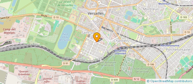 localisation de l'entreprise MADAME SANDRINE DE FORNEL à VERSAILLES