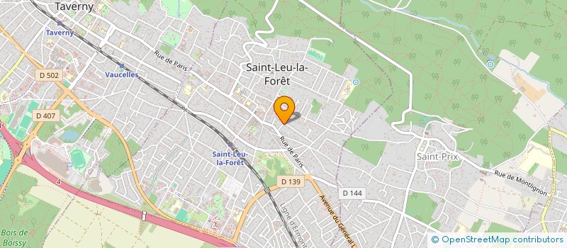 localisation de l'entreprise MADAME SANDRINE DE LE COURT à SAINT-LEU-LA-FORET