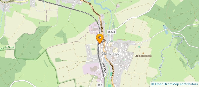 localisation de l'entreprise MADAME SANDRINE DE SA ROSAS  DIEMERINGEN