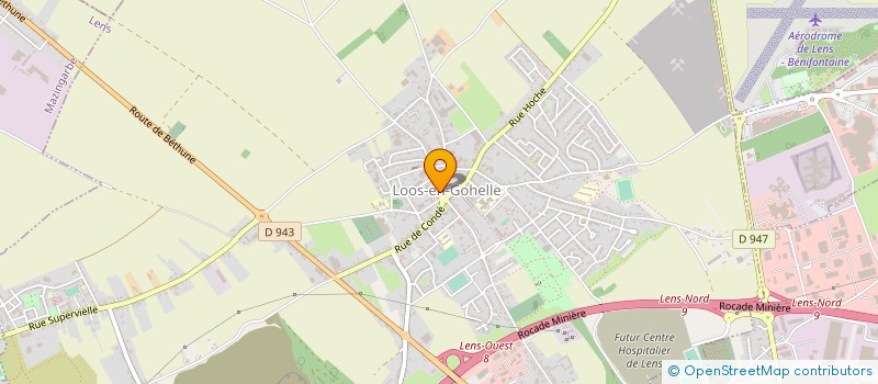 localisation de l'entreprise MADAME SANDRINE DEBAERE  LOOS-EN-GOHELLE