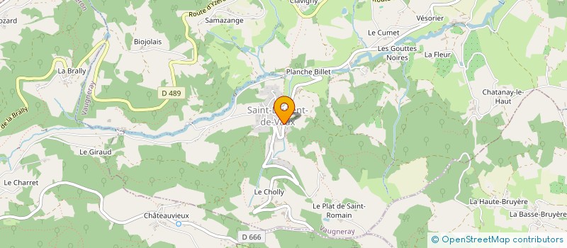 localisation de l'entreprise MADAME SANDRINE DEBIESSE  VAUGNERAY