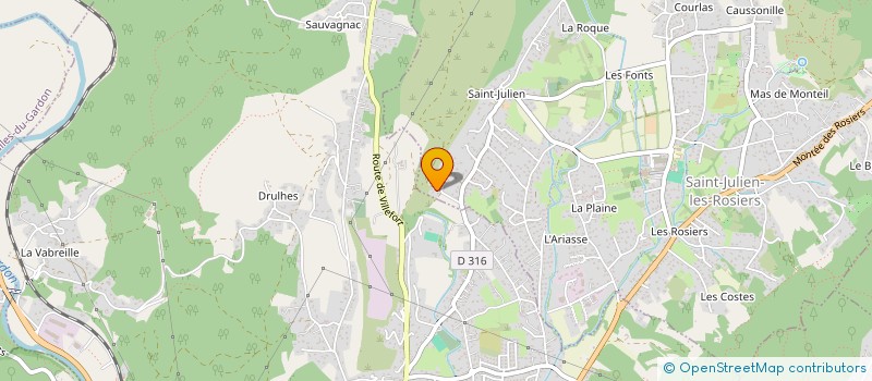 localisation de l'entreprise MADAME SANDRINE DEBLOIS  ROUSSON