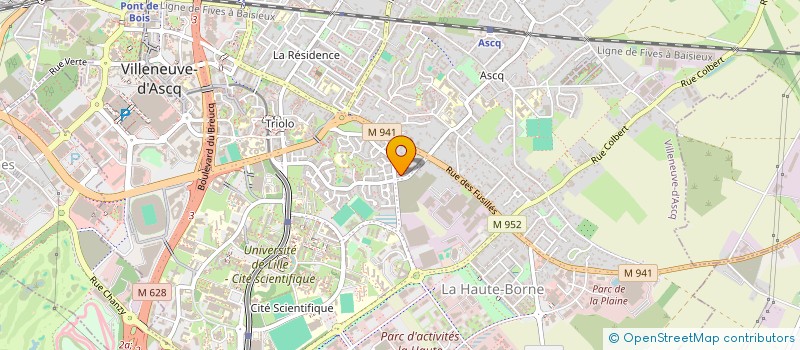 localisation de l'entreprise MADAME SANDRINE DECUBBER à VILLENEUVE-D'ASCQ