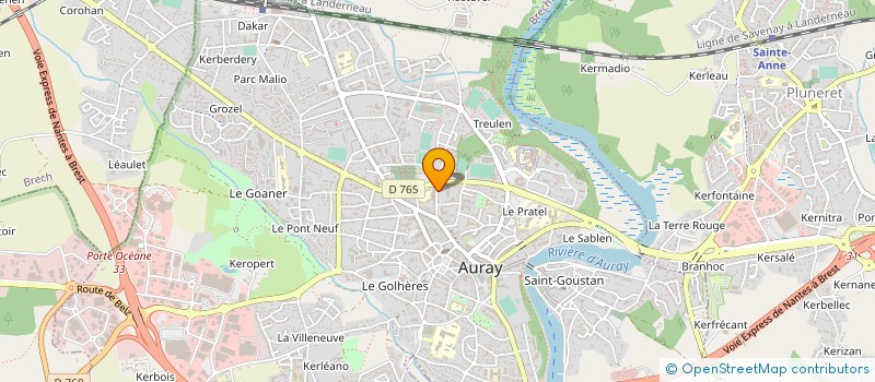 localisation de l'entreprise MADAME SANDRINE DECULTOT à AURAY