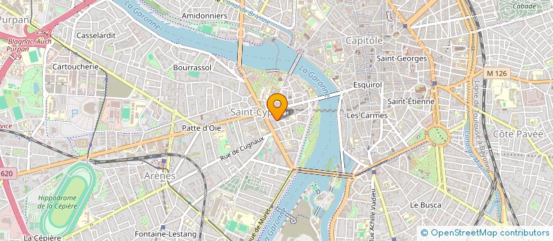 localisation de l'entreprise MADAME SANDRINE DEDIEU à TOULOUSE