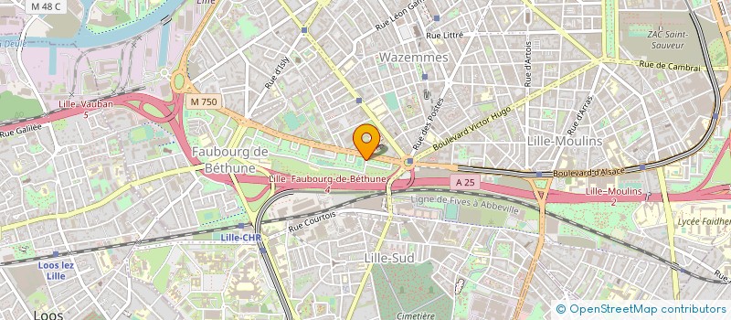 localisation de l'entreprise MADAME SANDRINE DEGORRE à LILLE