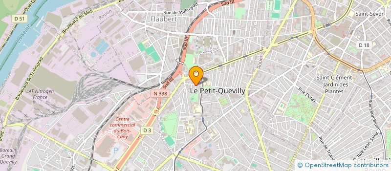 localisation de l'entreprise MADAME SANDRINE DEHORS à LE PETIT-QUEVILLY