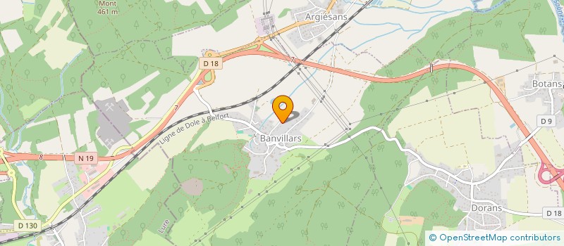 localisation de l'entreprise MADAME SANDRINE DEICHELBOHRER à BANVILLARS