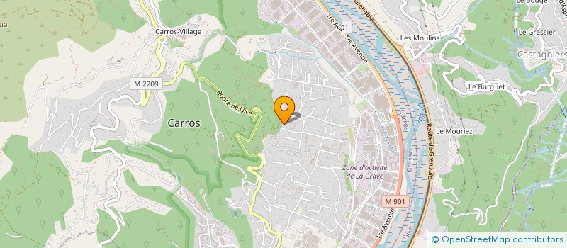 localisation de l'entreprise MADAME SANDRINE DEKEYSER à CARROS