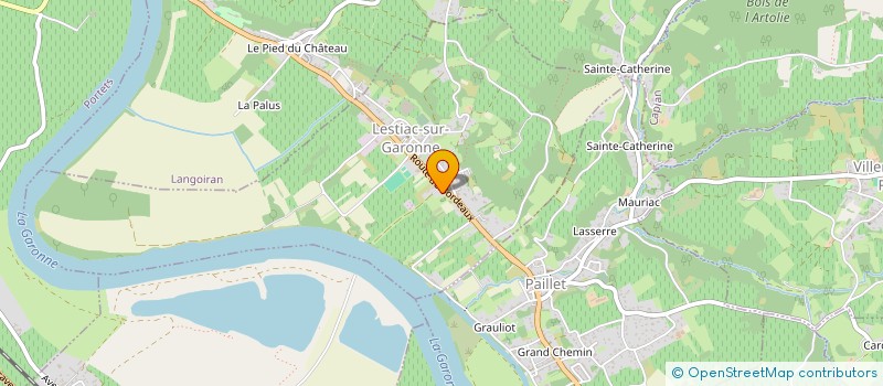 localisation de l'entreprise MADAME SANDRINE DELALOY à LESTIAC-SUR-GARONNE