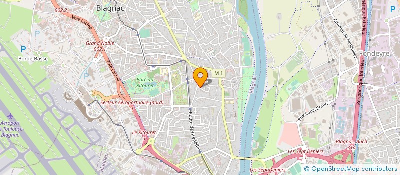 localisation de l'entreprise MADAME SANDRINE DELANNOY à BLAGNAC