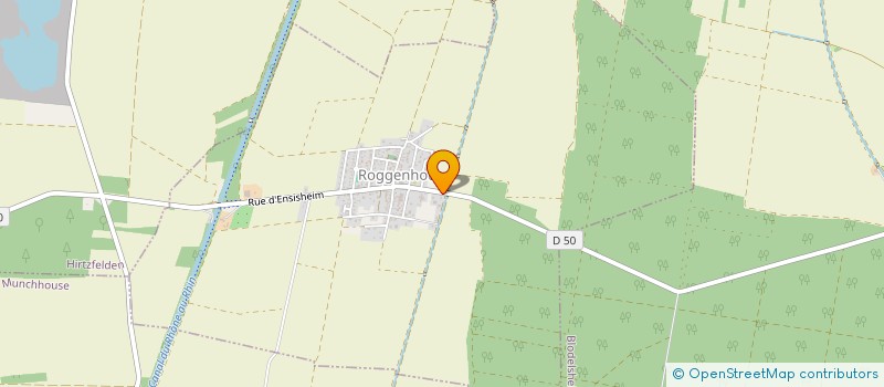 localisation de l'entreprise MADAME SANDRINE DELAPIERRE  ROGGENHOUSE