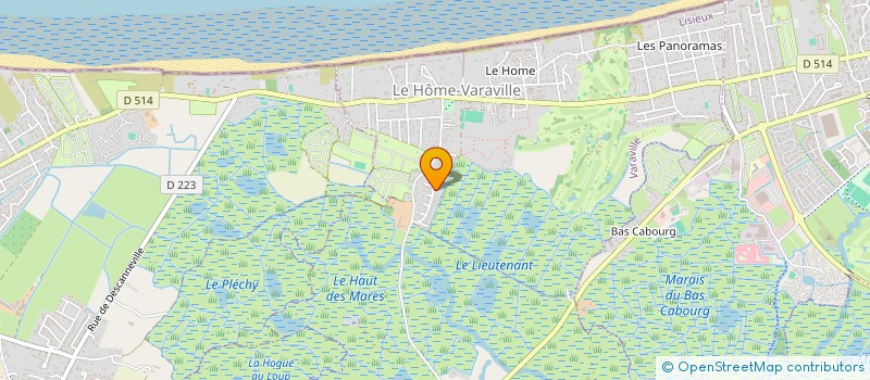 localisation de l'entreprise MADAME SANDRINE DELAUNAY  CABOURG