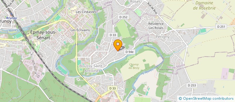 localisation de l'entreprise MADAME SANDRINE DELAUNAY  BOUSSY-SAINT-ANTOINE