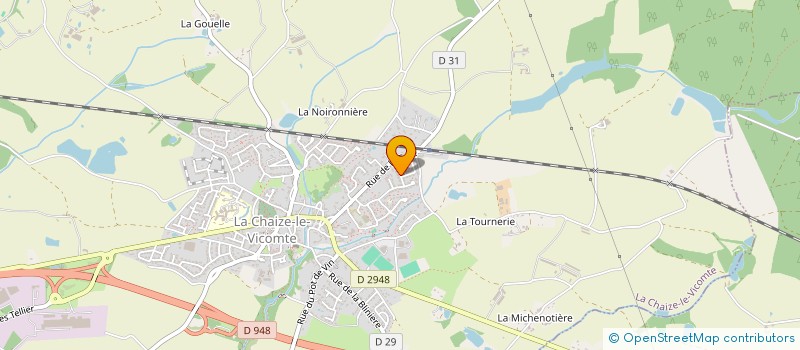 localisation de l'entreprise MADAME SANDRINE DELCROIX à LA CHAIZE-LE-VICOMTE