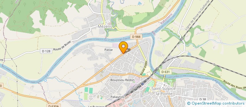 localisation de l'entreprise MADAME SANDRINE DELDOSSI  SAINT-SULPICE-LA-POINTE