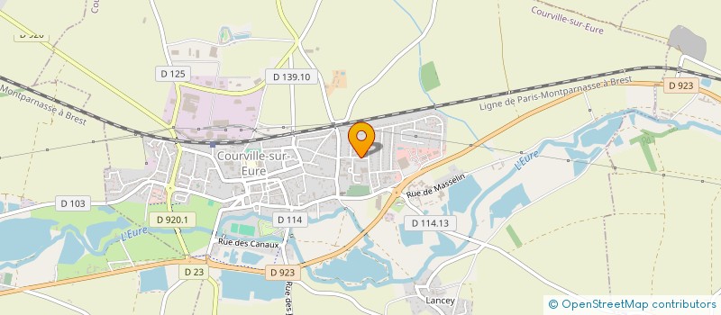 localisation de l'entreprise MADAME SANDRINE DELECOURT à COURVILLE-SUR-EURE