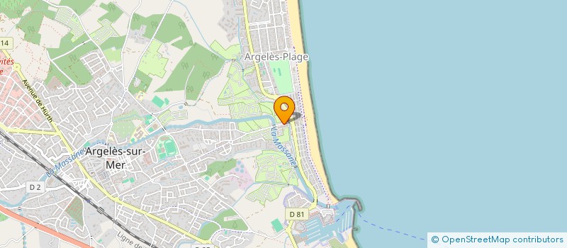 localisation de l'entreprise MADAME SANDRINE DELERUE  ARGELES-SUR-MER