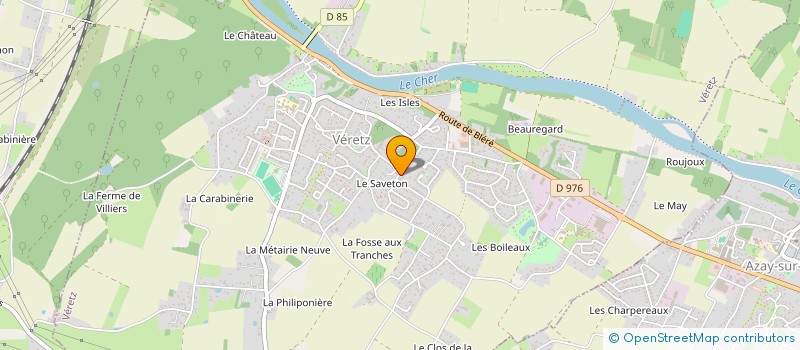 localisation de l'entreprise MADAME SANDRINE DELESCLUSE à VERETZ