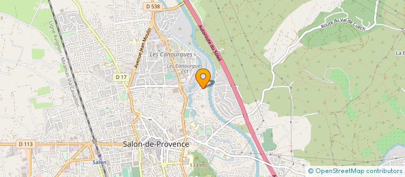 localisation de l'entreprise MADAME SANDRINE DELESPAUL  SALON-DE-PROVENCE