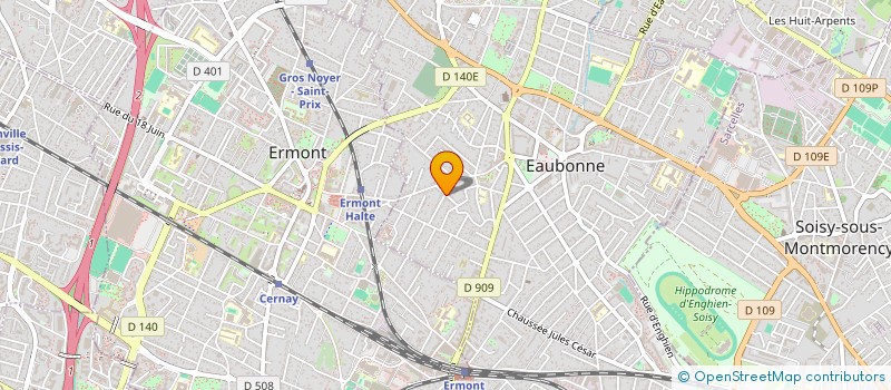 localisation de l'entreprise MADAME SANDRINE DELRIEU à EAUBONNE