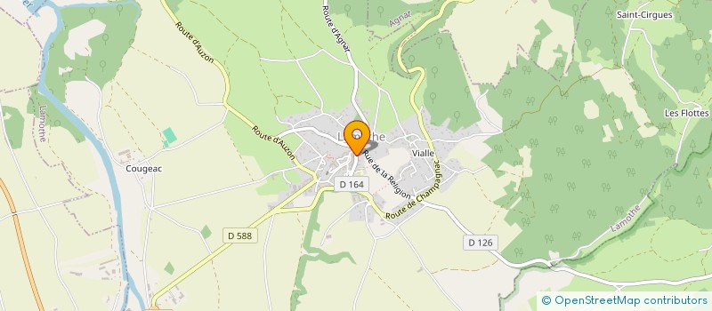 localisation de l'entreprise MADAME SANDRINE DELSINNE  LAMOTHE