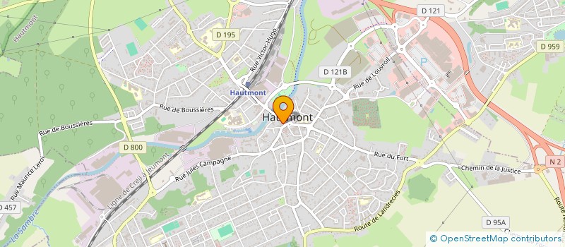 localisation de l'entreprise MADAME SANDRINE DEMACON  HAUTMONT