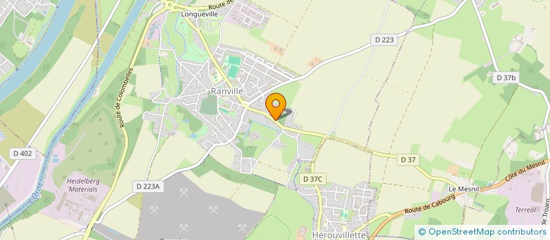 localisation de l'entreprise MADAME SANDRINE DEMANY  RANVILLE