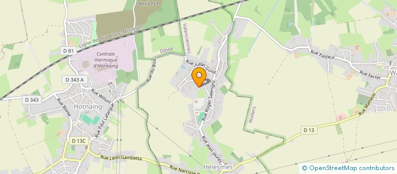 localisation de l'entreprise MADAME SANDRINE DEMARET  HELESMES