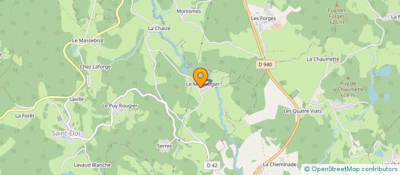 localisation de l'entreprise MADAME SANDRINE DEMERY  SAINT-ELOI